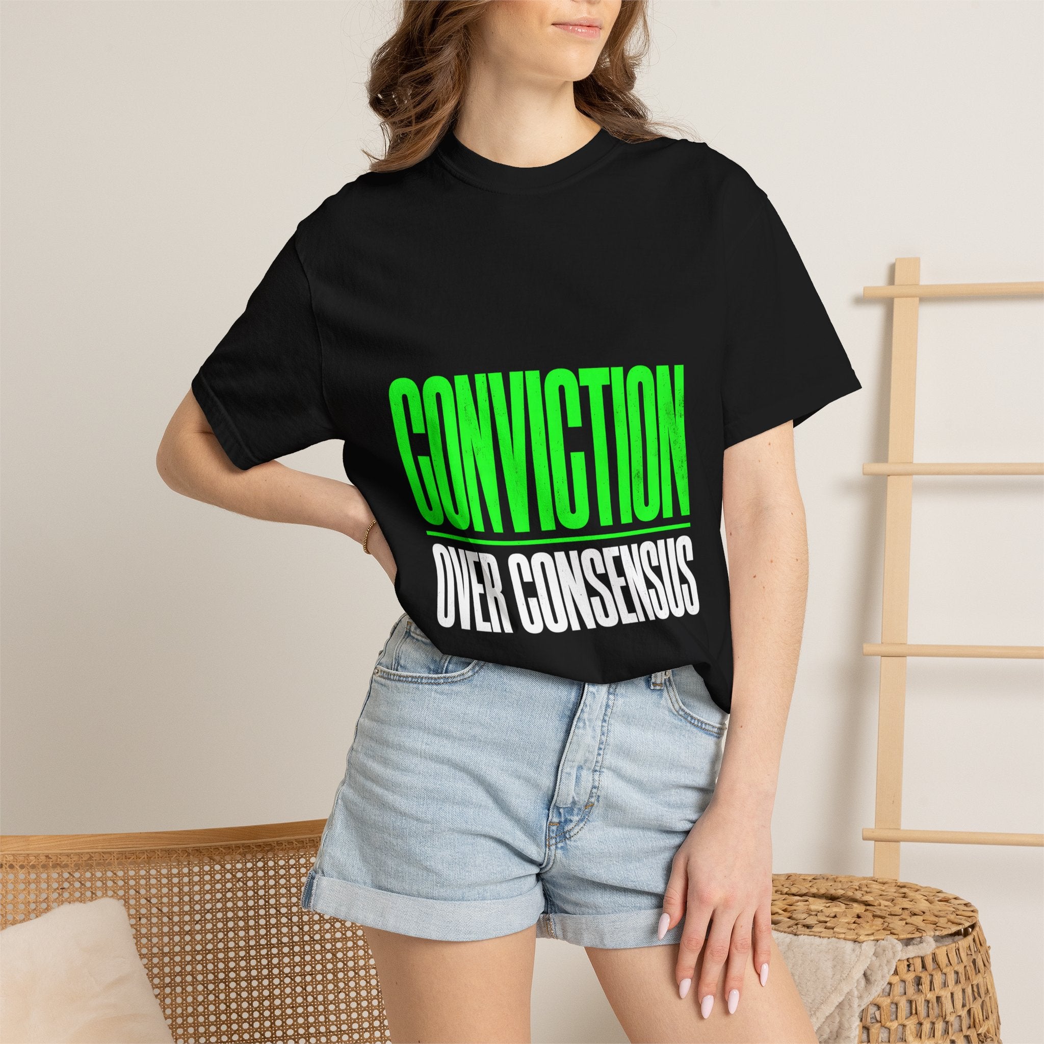 Conviction Over Consensus Tee