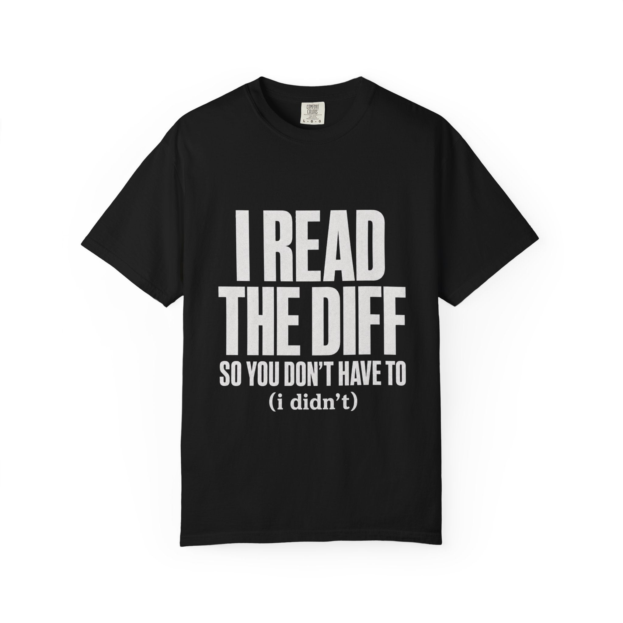 I Read The Diff Tee