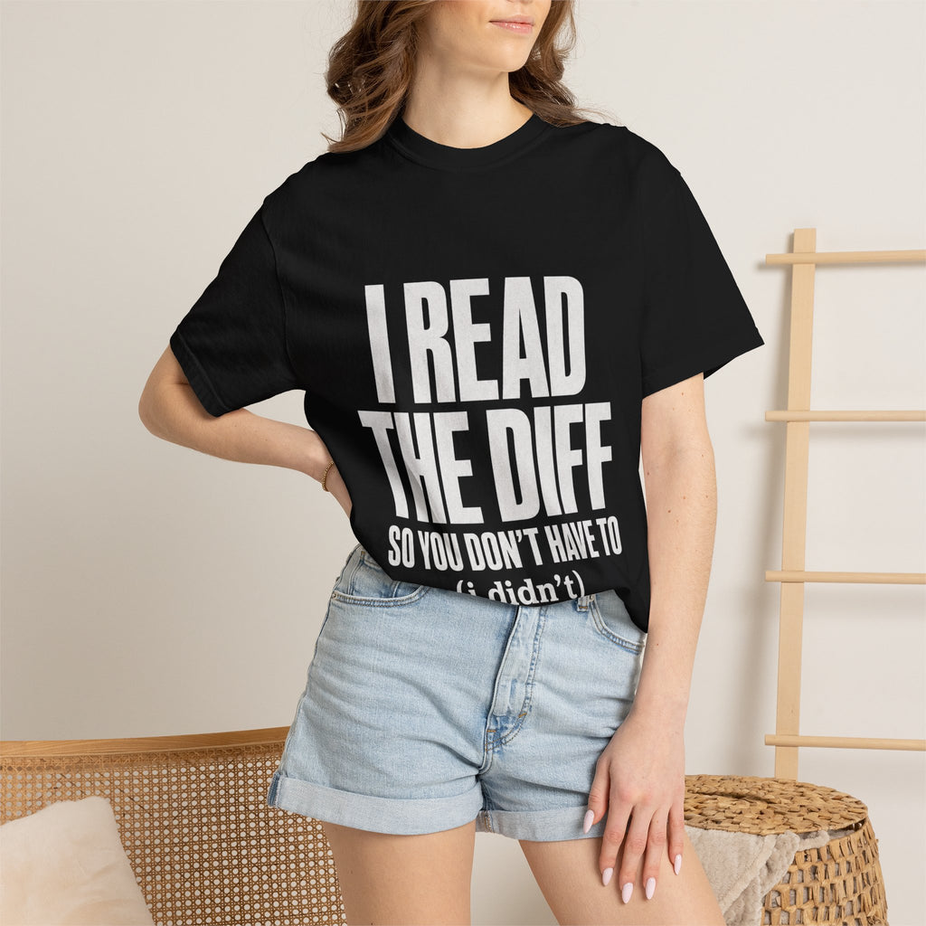 I Read The Diff Tee
